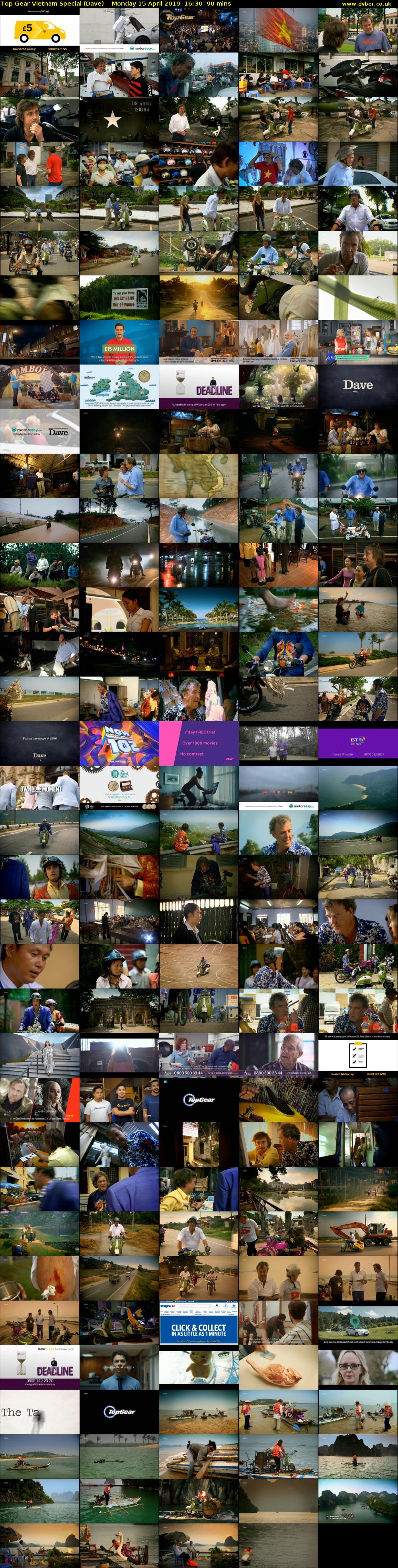 Top Gear Vietnam Special (Dave) Monday 15 April 2019 16:30 - 18:00