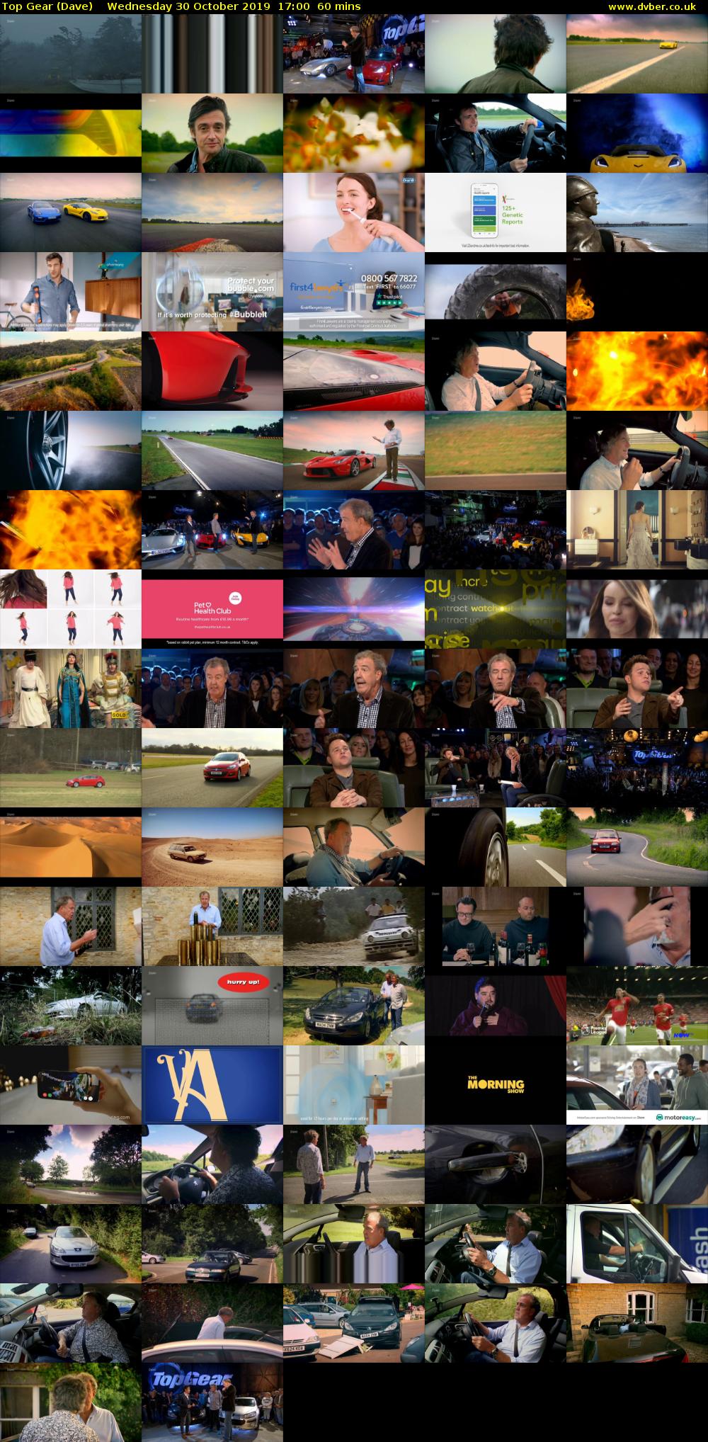 Top Gear (Dave) Wednesday 30 October 2019 17:00 - 18:00