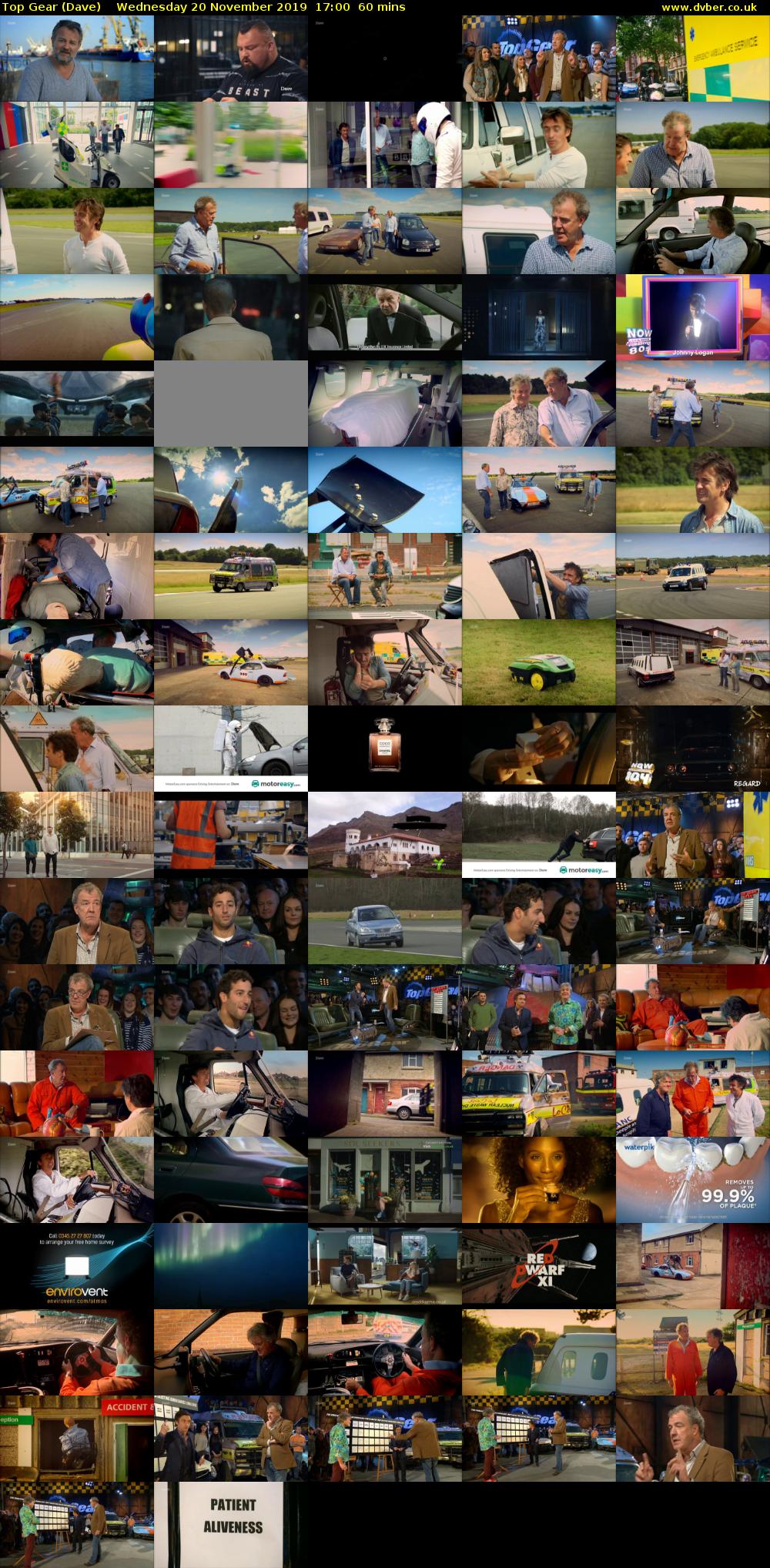 Top Gear (Dave) Wednesday 20 November 2019 17:00 - 18:00
