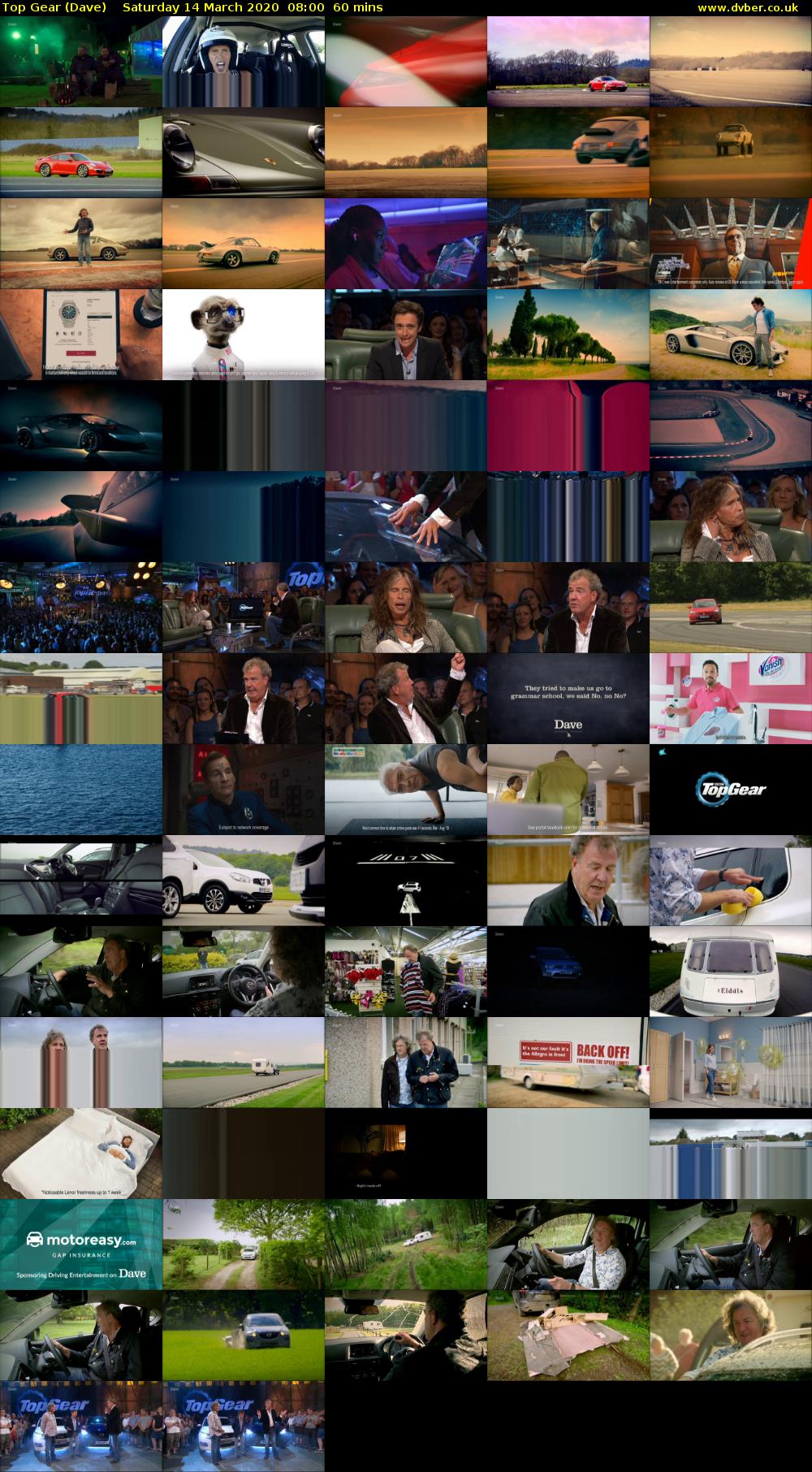 Top Gear (Dave) Saturday 14 March 2020 08:00 - 09:00
