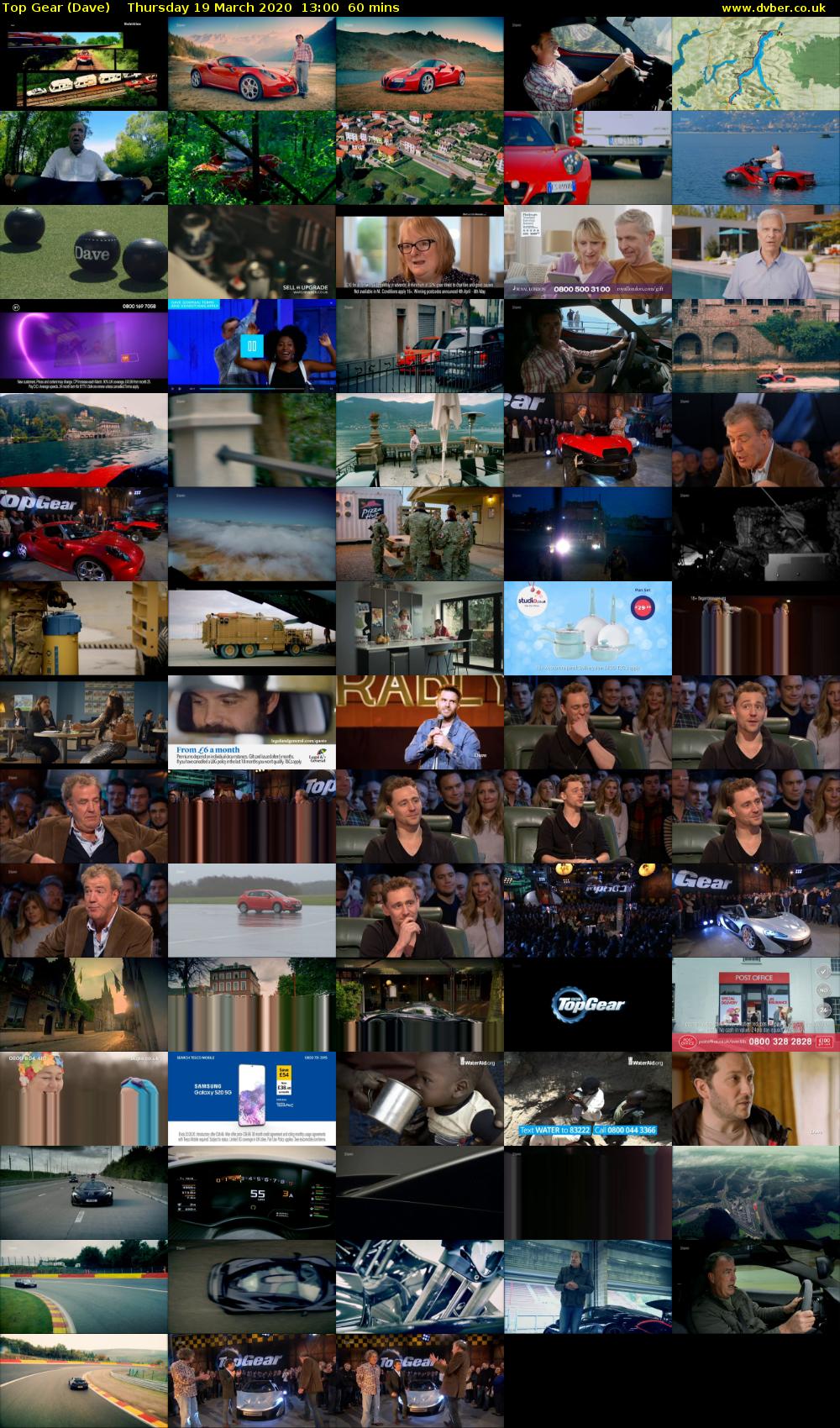 Top Gear (Dave) Thursday 19 March 2020 13:00 - 14:00