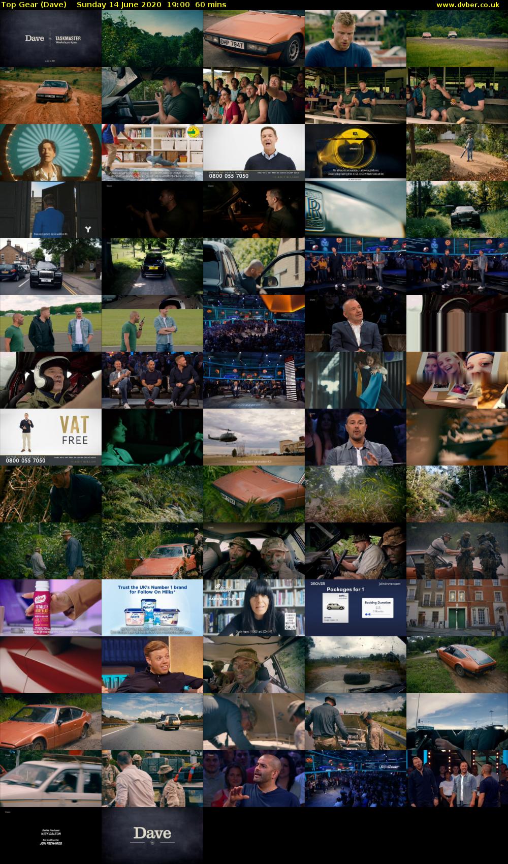 Top Gear (Dave) Sunday 14 June 2020 19:00 - 20:00