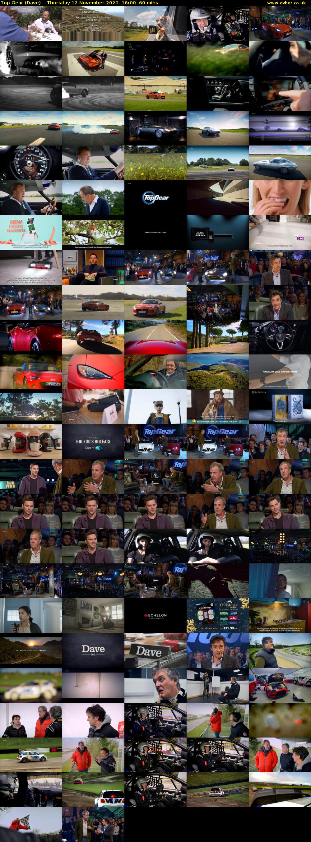 Top Gear (Dave) Thursday 12 November 2020 16:00 - 17:00