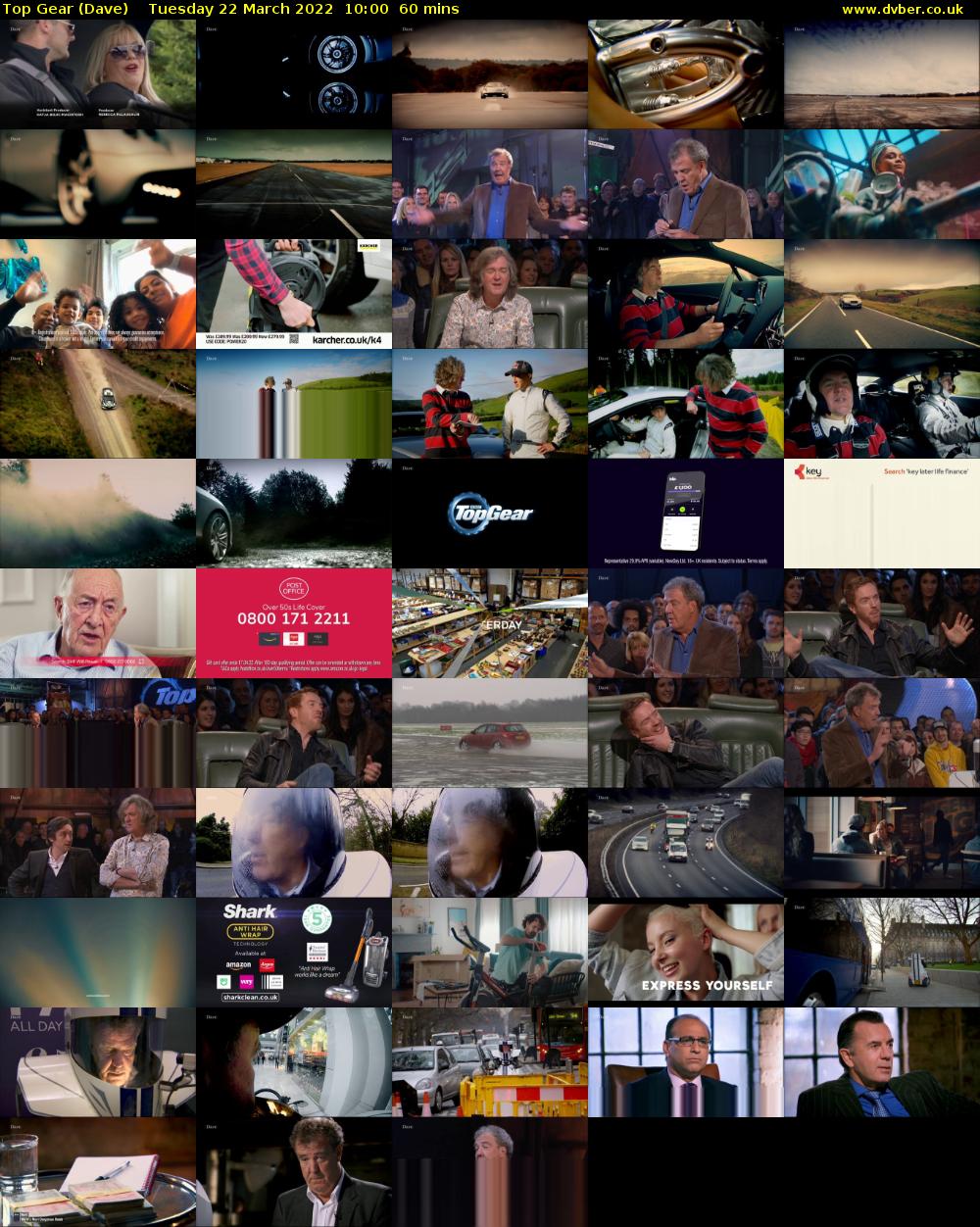 Top Gear (Dave) Tuesday 22 March 2022 10:00 - 11:00