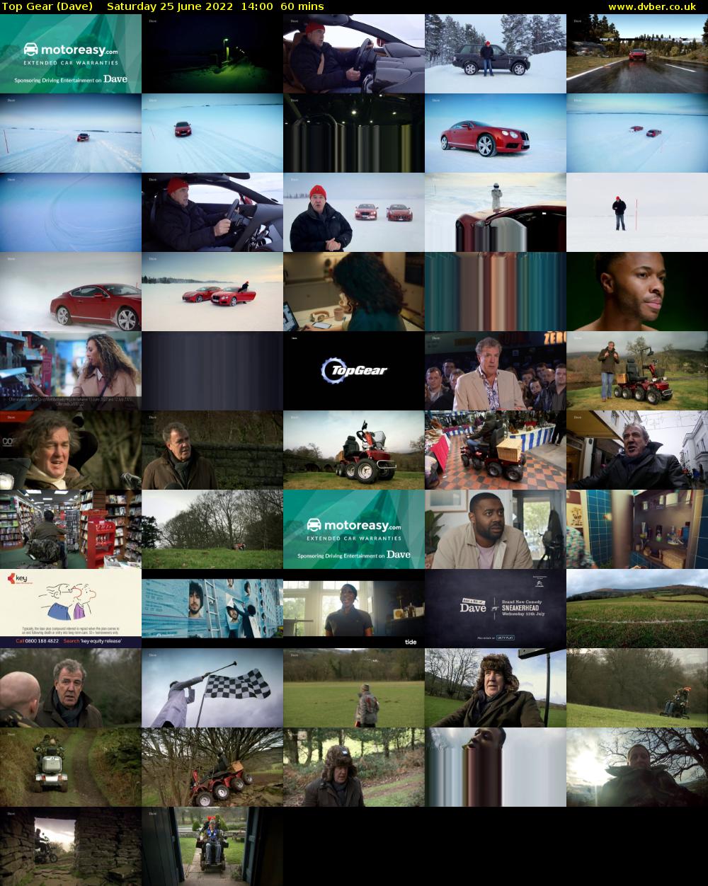 Top Gear (Dave) Saturday 25 June 2022 14:00 - 15:00