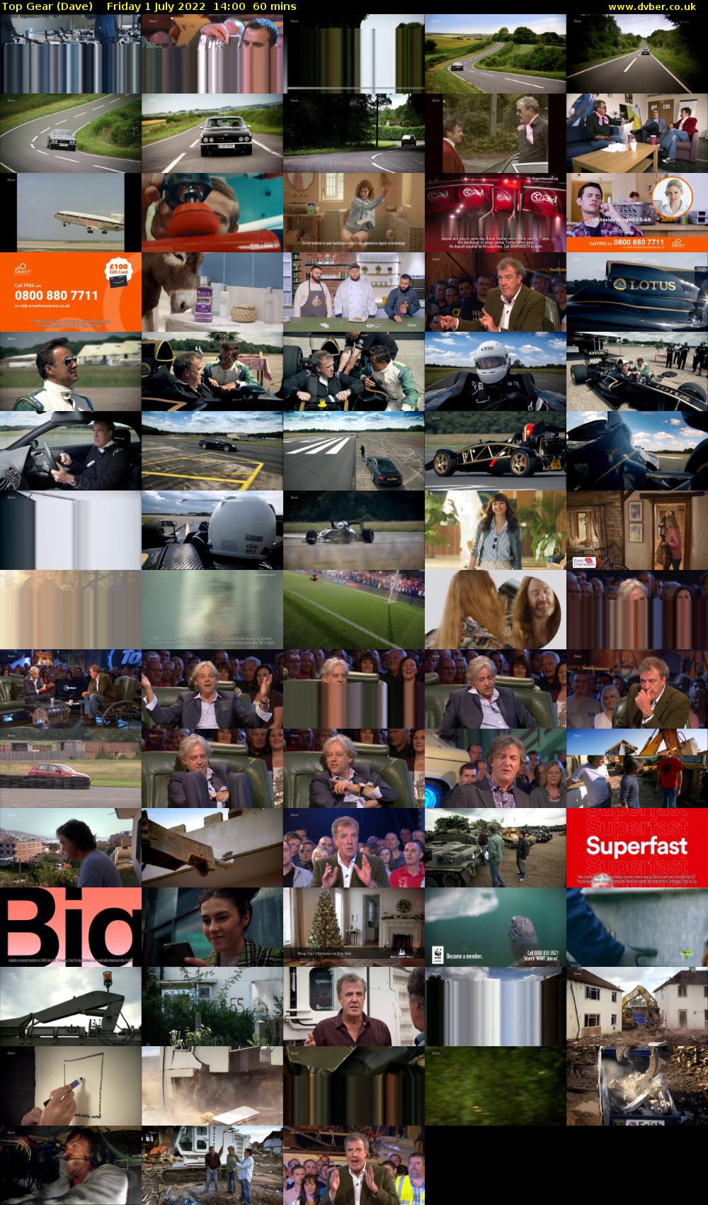 Top Gear (Dave) Friday 1 July 2022 14:00 - 15:00