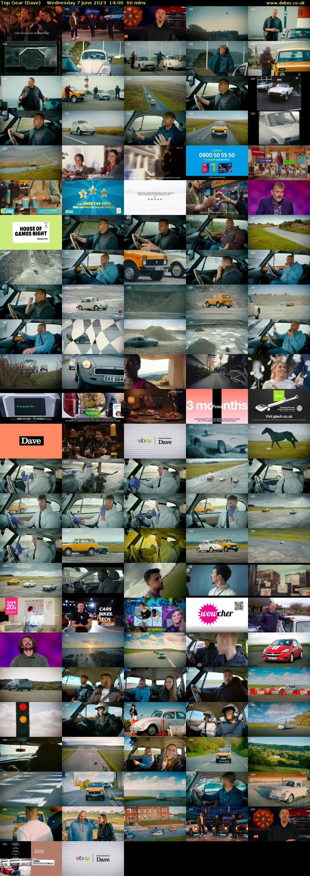 Top Gear (Dave) Wednesday 7 June 2023 14:00 - 15:00