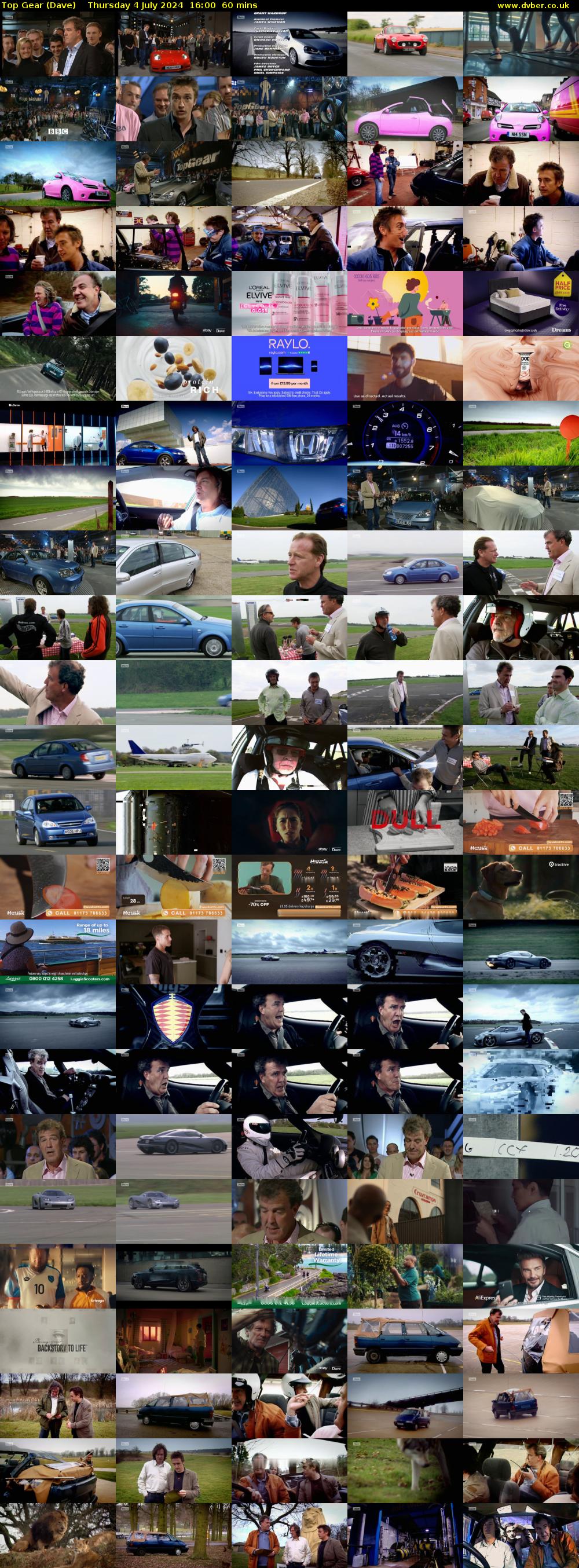 Top Gear (Dave) Thursday 4 July 2024 16:00 - 17:00
