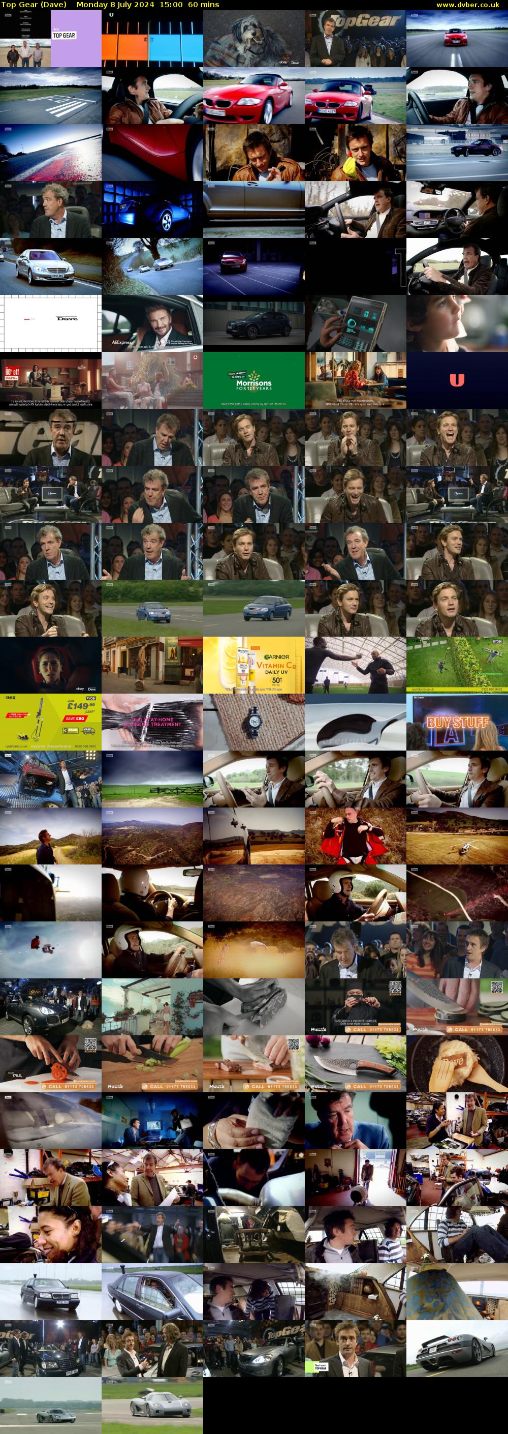 Top Gear (Dave) Monday 8 July 2024 15:00 - 16:00