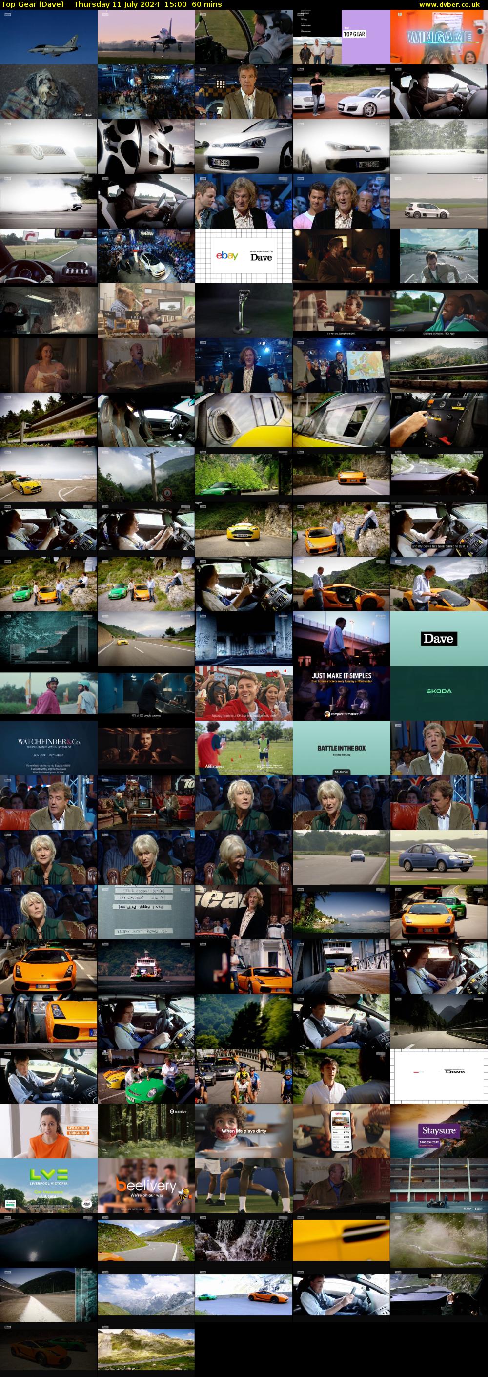 Top Gear (Dave) Thursday 11 July 2024 15:00 - 16:00