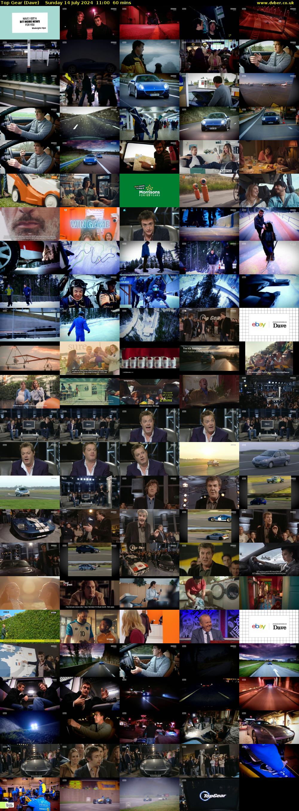 Top Gear (Dave) Sunday 14 July 2024 11:00 - 12:00