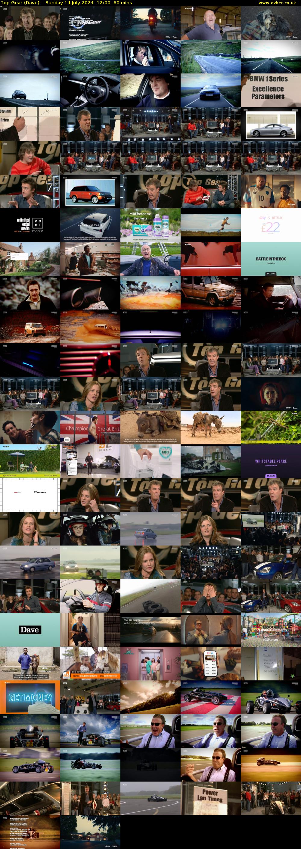Top Gear (Dave) Sunday 14 July 2024 12:00 - 13:00