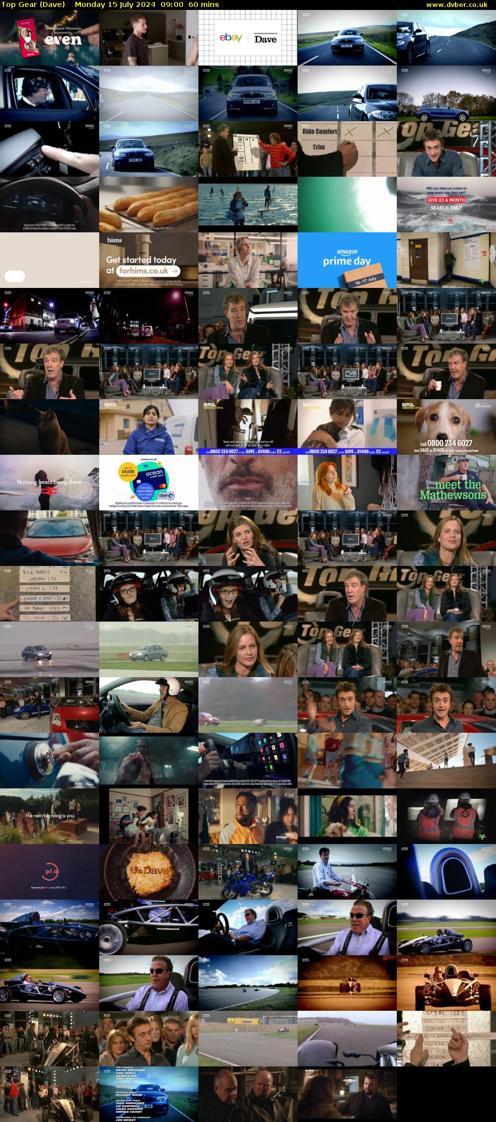 Top Gear (Dave) Monday 15 July 2024 09:00 - 10:00