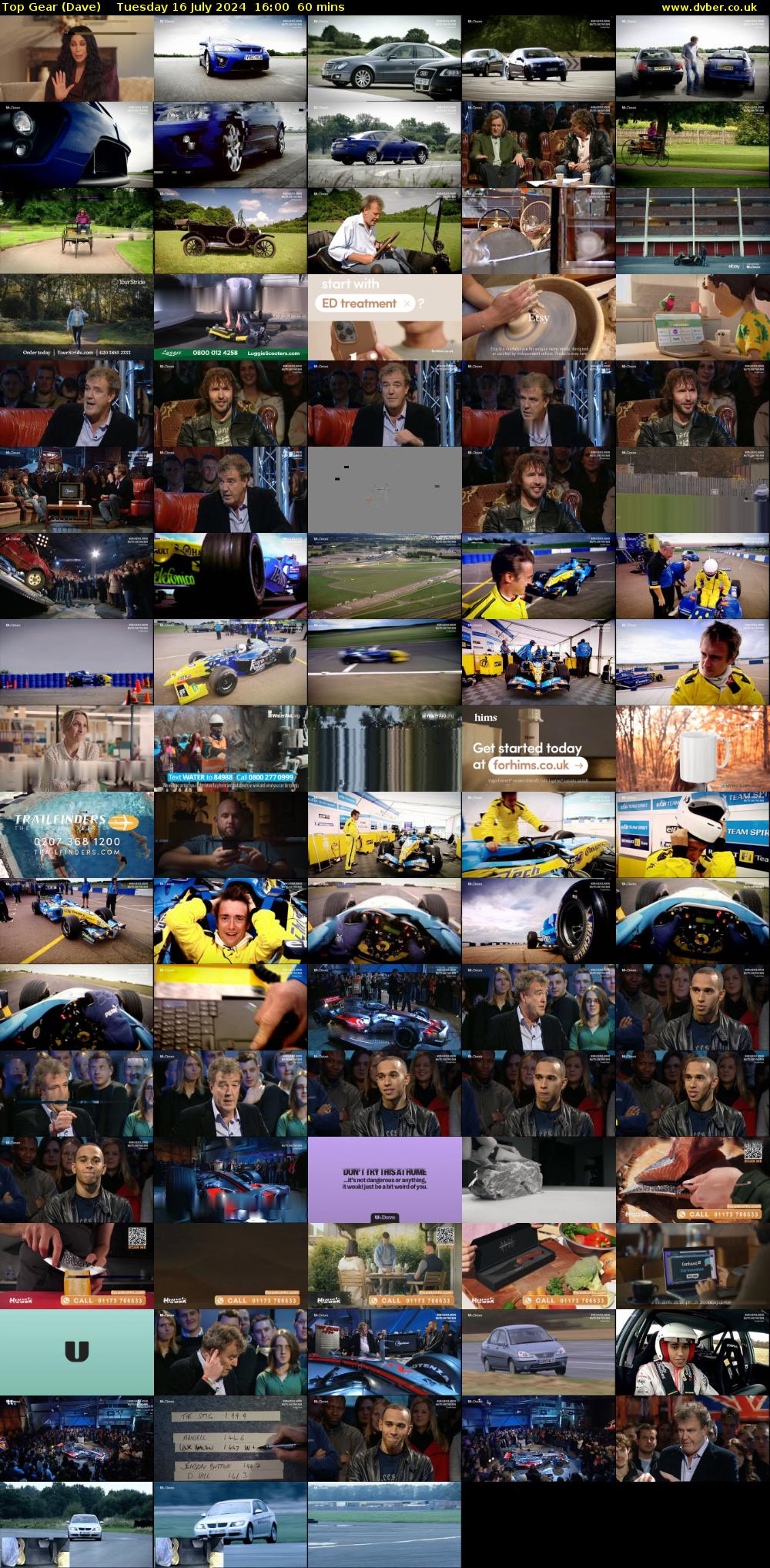 Top Gear (Dave) Tuesday 16 July 2024 16:00 - 17:00