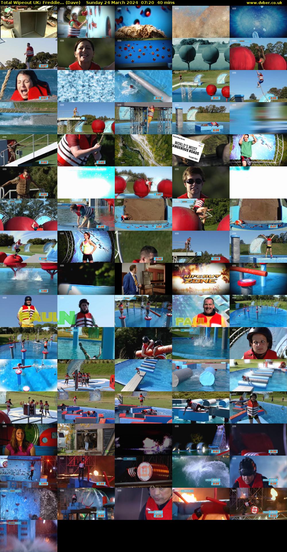 Total Wipeout UK: Freddie... (Dave) Sunday 24 March 2024 07:20 - 08:00
