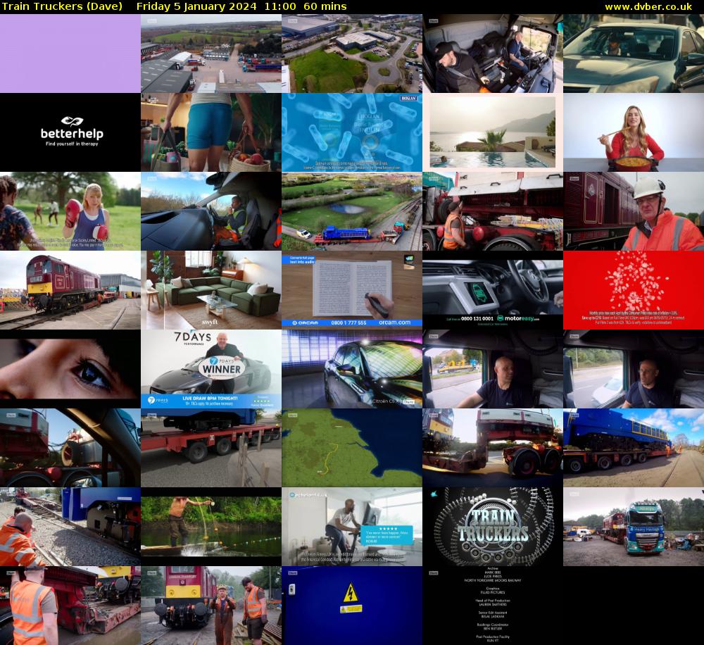 Train Truckers (Dave) Friday 5 January 2024 11:00 - 12:00