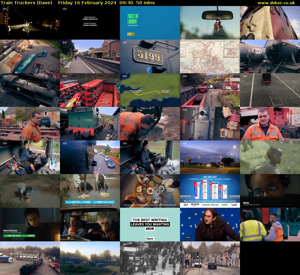 Train Truckers (Dave) Friday 16 February 2024 09:30 - 10:20