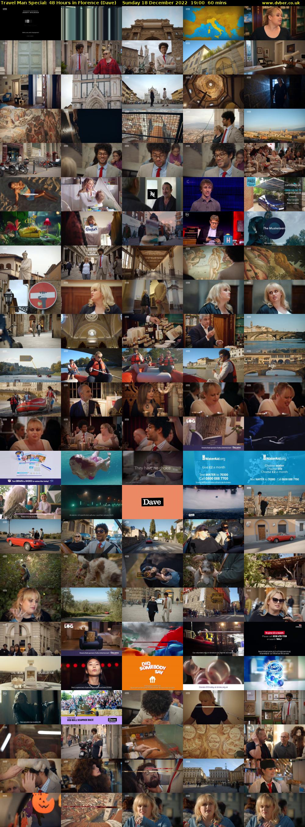 Travel Man Special: 48 Hours in Florence (Dave) Sunday 18 December 2022 19:00 - 20:00