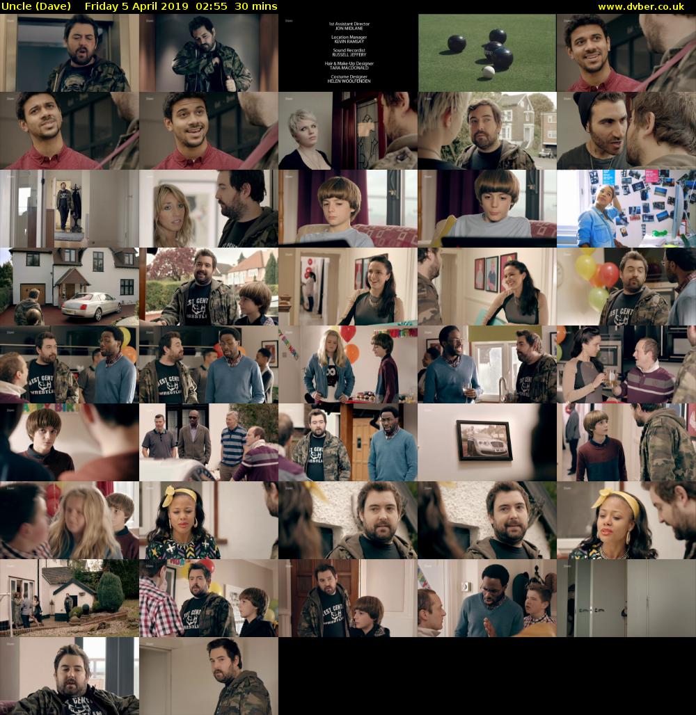Uncle (Dave) Friday 5 April 2019 02:55 - 03:25