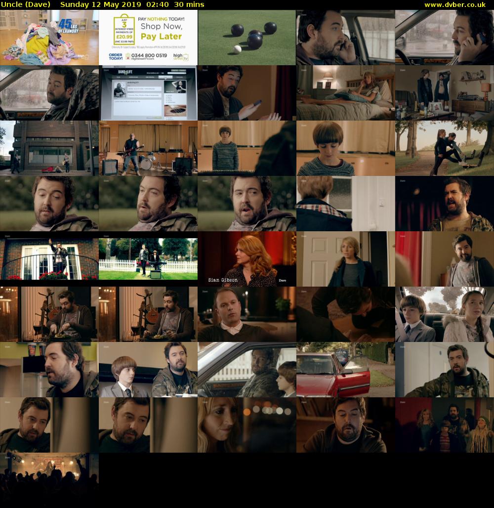 Uncle (Dave) Sunday 12 May 2019 02:40 - 03:10
