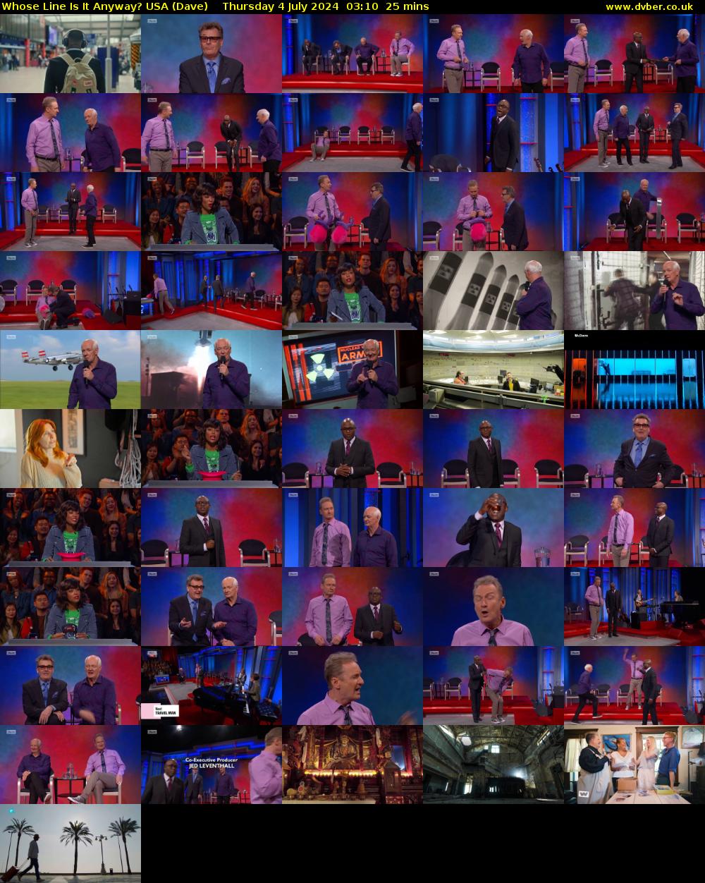 Whose Line Is It Anyway? USA (Dave) Thursday 4 July 2024 03:10 - 03:35