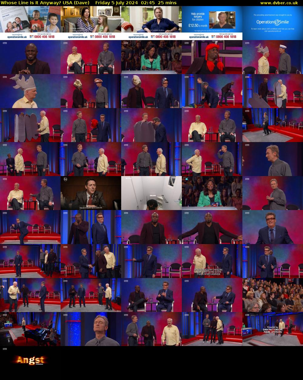 Whose Line Is It Anyway? USA (Dave) Friday 5 July 2024 02:45 - 03:10