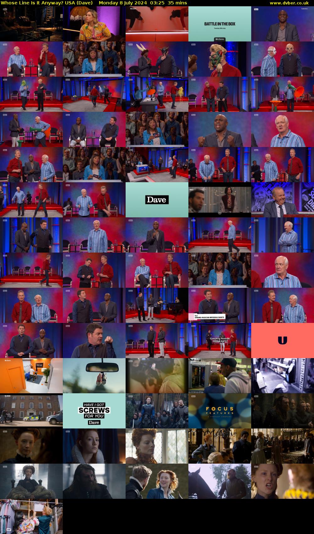Whose Line Is It Anyway? USA (Dave) Monday 8 July 2024 03:25 - 04:00