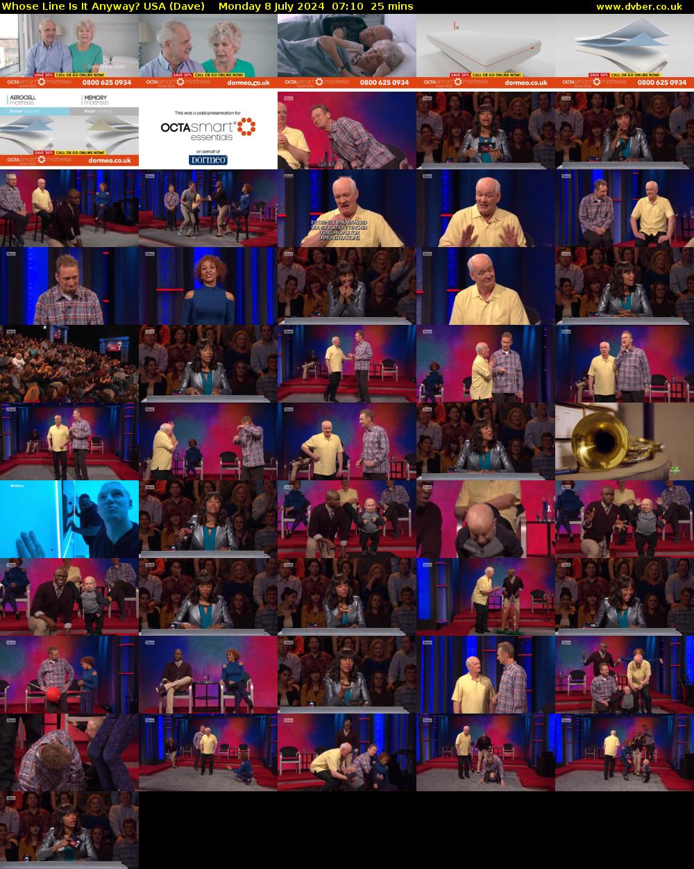 Whose Line Is It Anyway? USA (Dave) Monday 8 July 2024 07:10 - 07:35