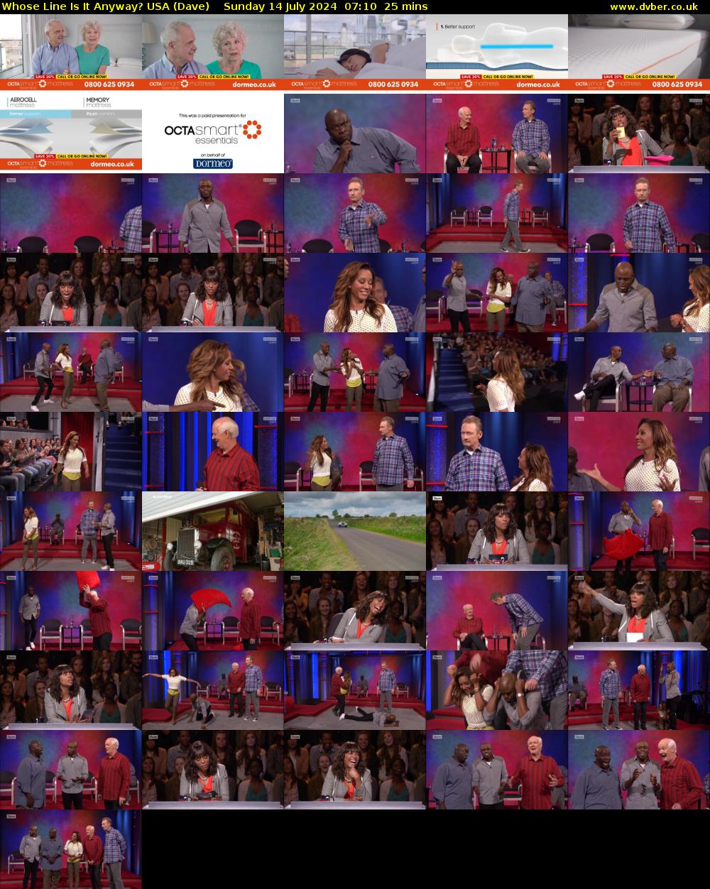 Whose Line Is It Anyway? USA (Dave) Sunday 14 July 2024 07:10 - 07:35