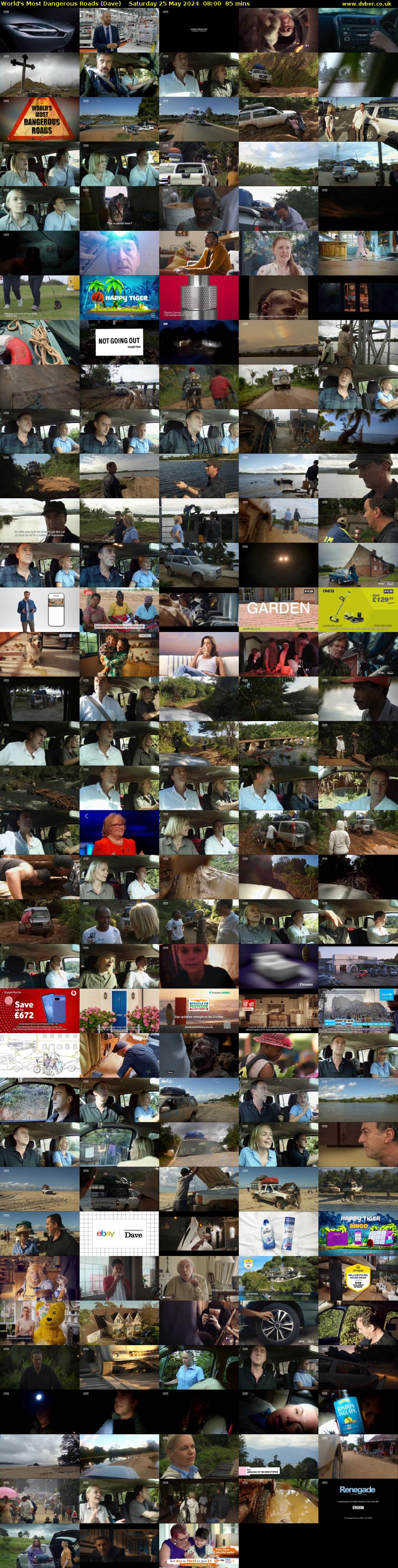 World's Most Dangerous Roads (Dave) Saturday 25 May 2024 08:00 - 09:25