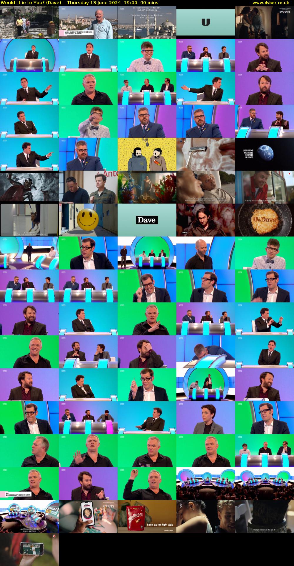 Would I Lie to You? (Dave) Thursday 13 June 2024 19:00 - 19:40