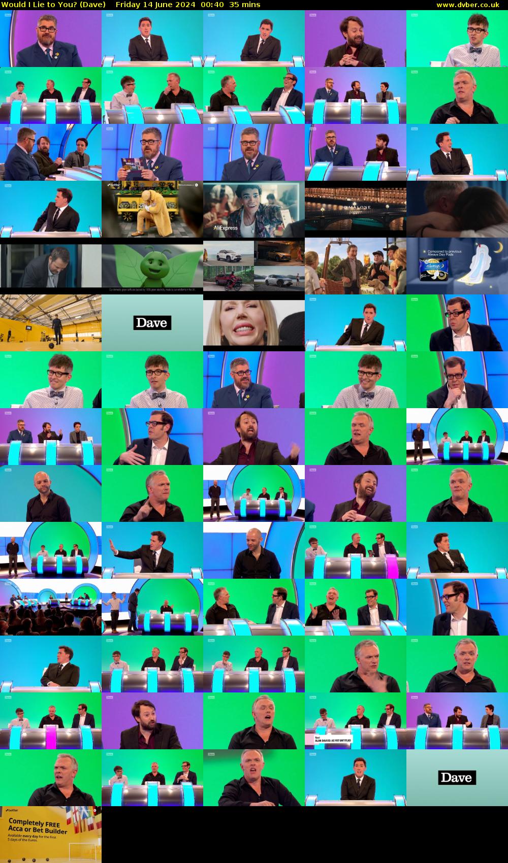 Would I Lie to You? (Dave) Friday 14 June 2024 00:40 - 01:15