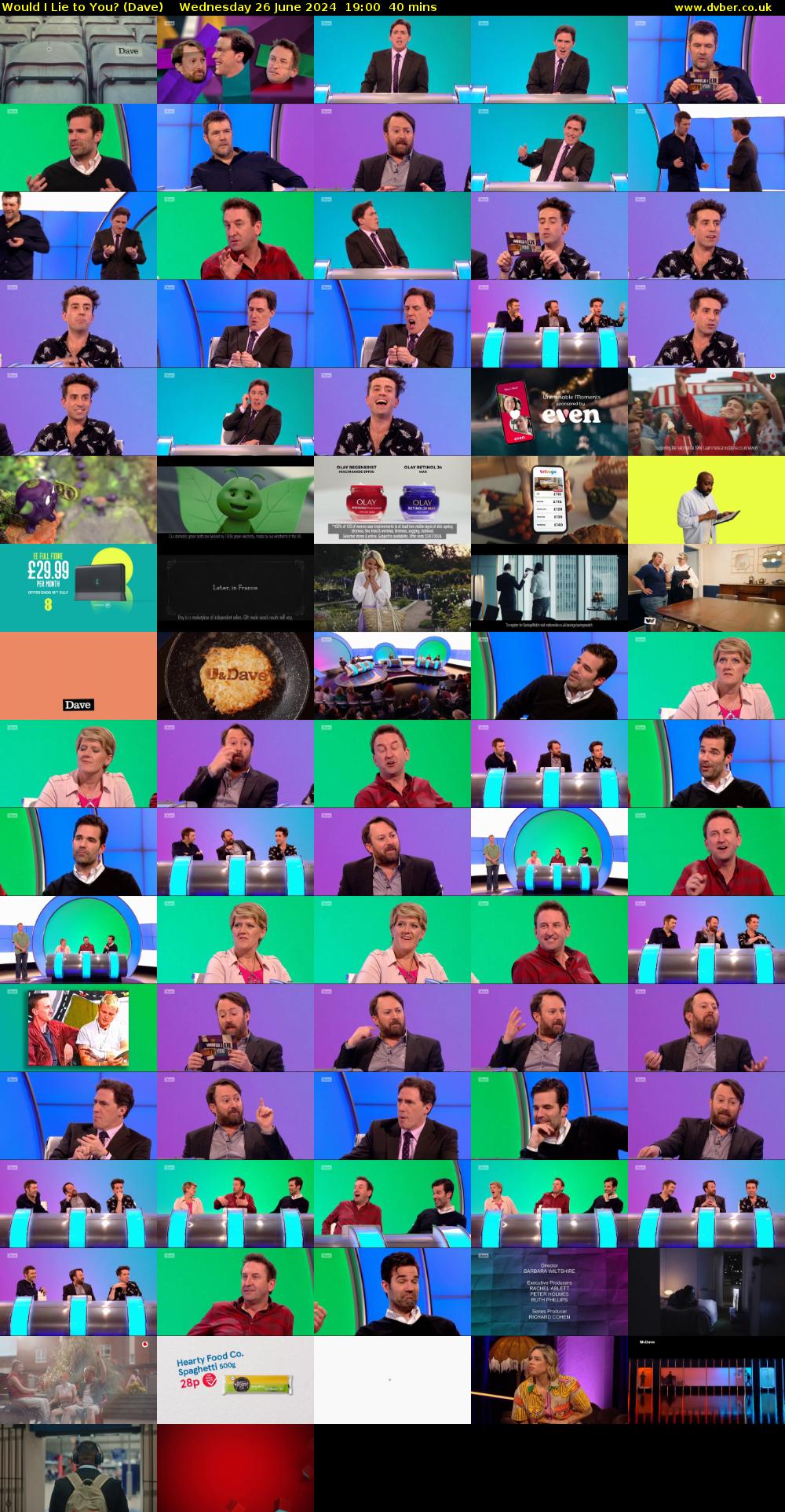 Would I Lie to You? (Dave) Wednesday 26 June 2024 19:00 - 19:40