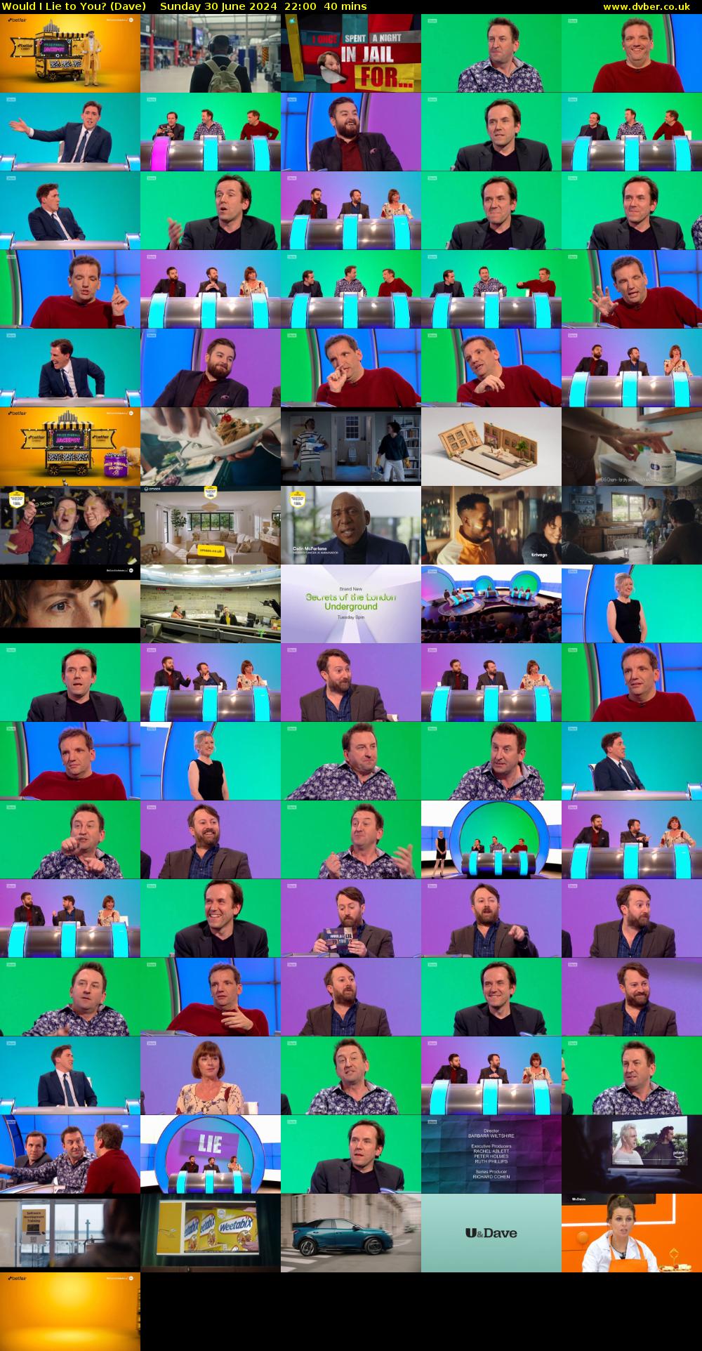 Would I Lie to You? (Dave) Sunday 30 June 2024 22:00 - 22:40