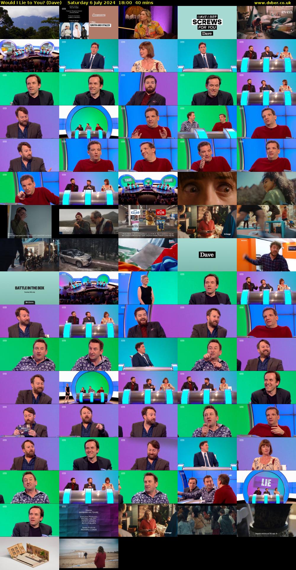 Would I Lie to You? (Dave) Saturday 6 July 2024 18:00 - 18:40