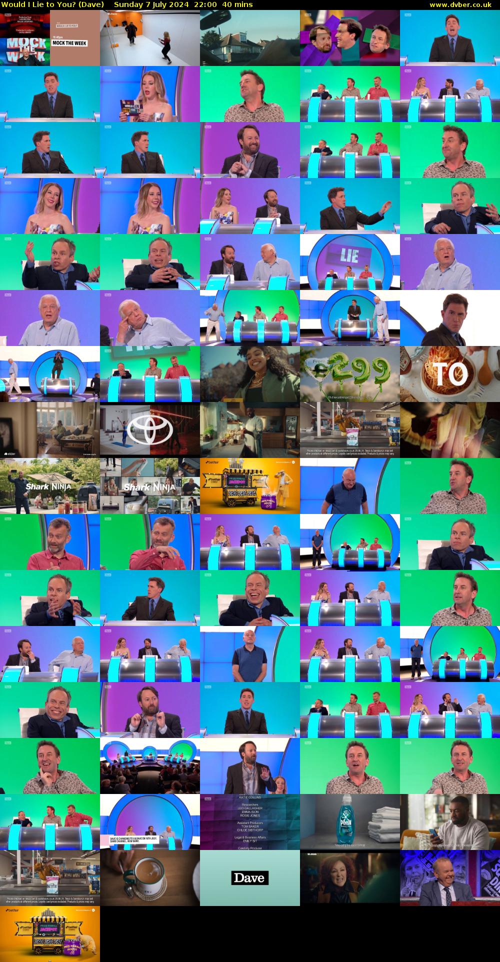 Would I Lie to You? (Dave) Sunday 7 July 2024 22:00 - 22:40