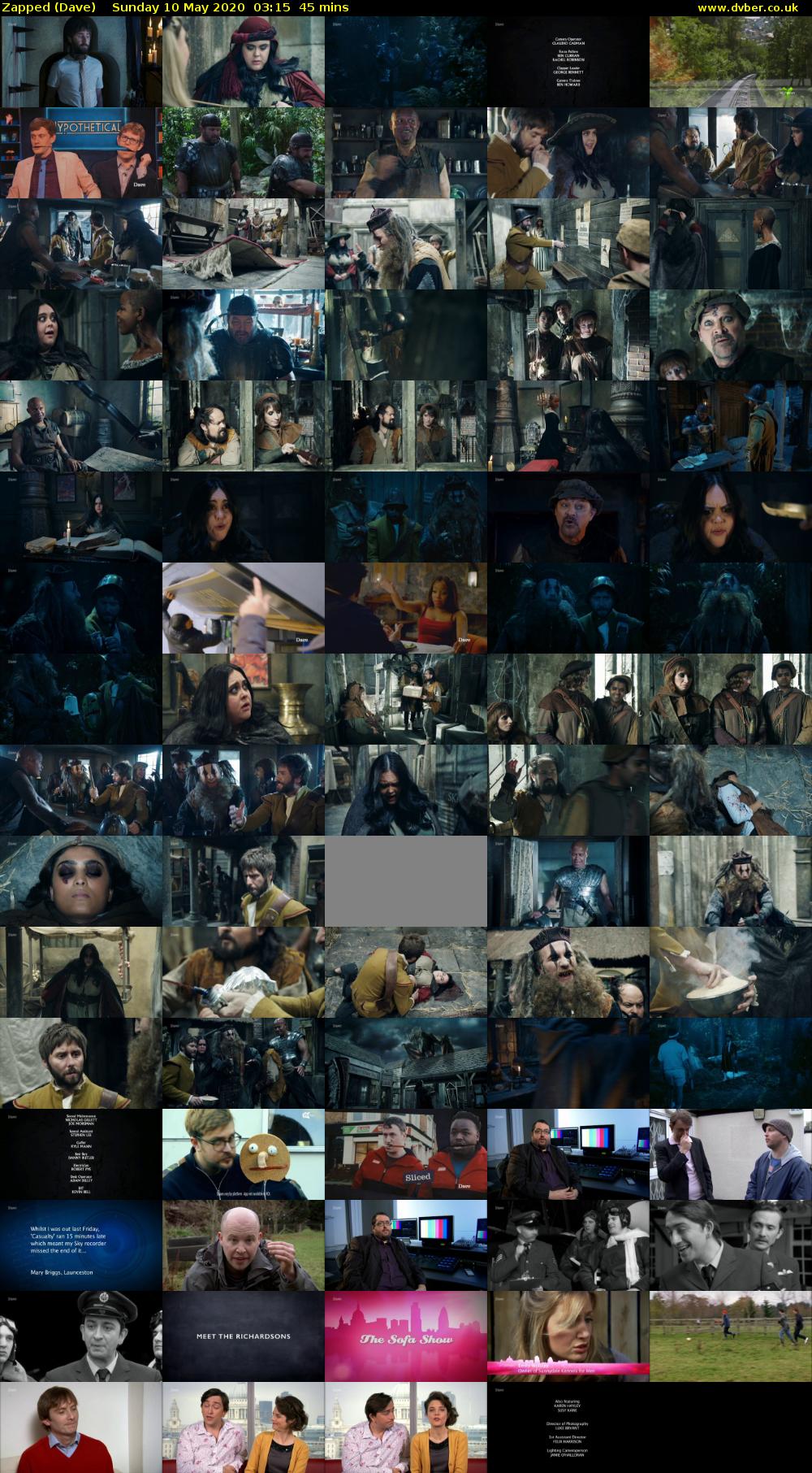 Zapped (Dave) Sunday 10 May 2020 03:15 - 04:00