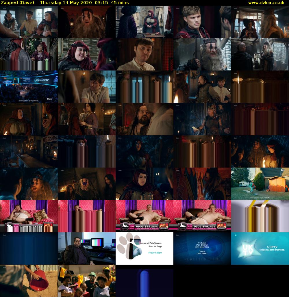 Zapped (Dave) Thursday 14 May 2020 03:15 - 04:00
