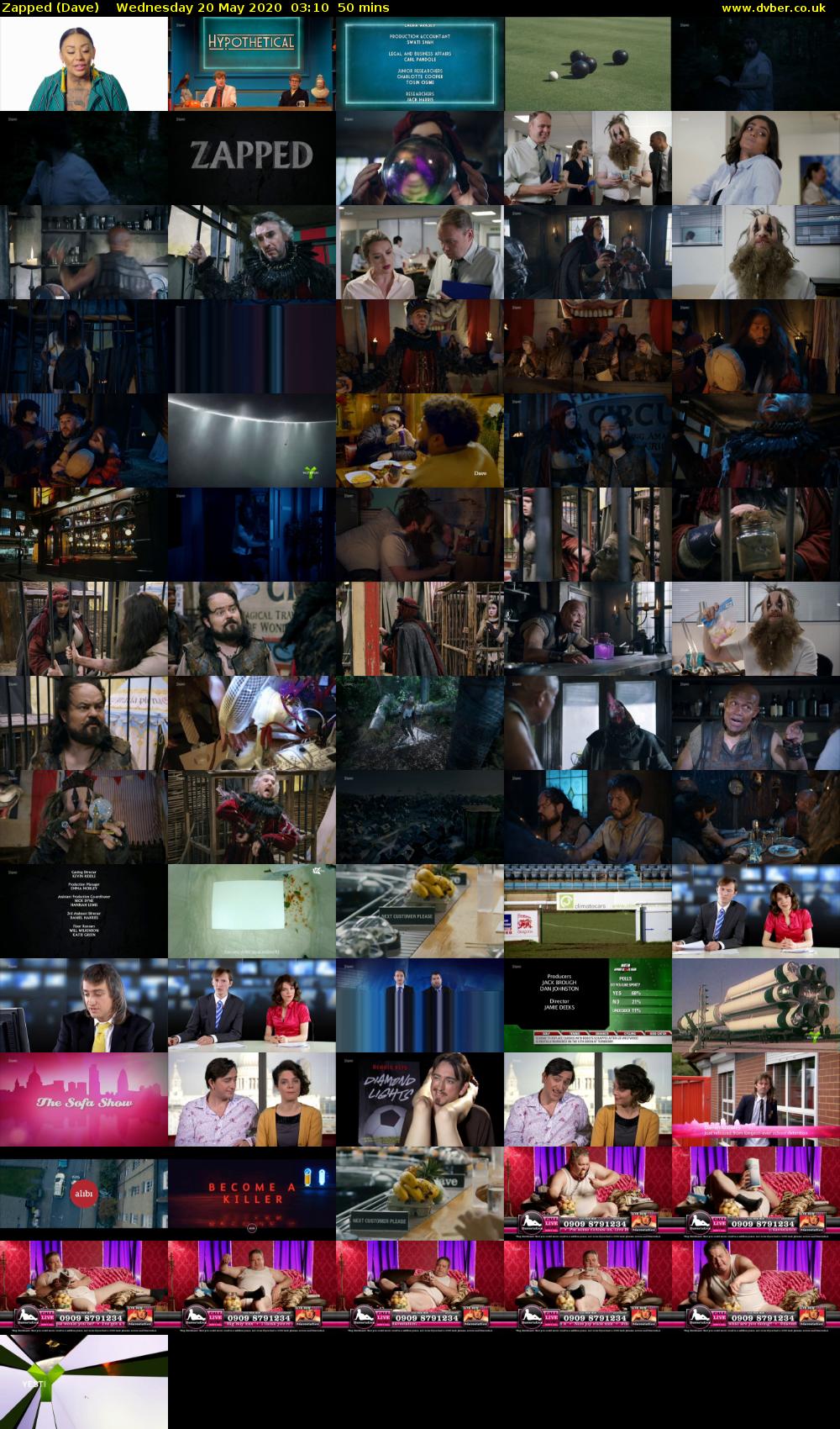 Zapped (Dave) Wednesday 20 May 2020 03:10 - 04:00