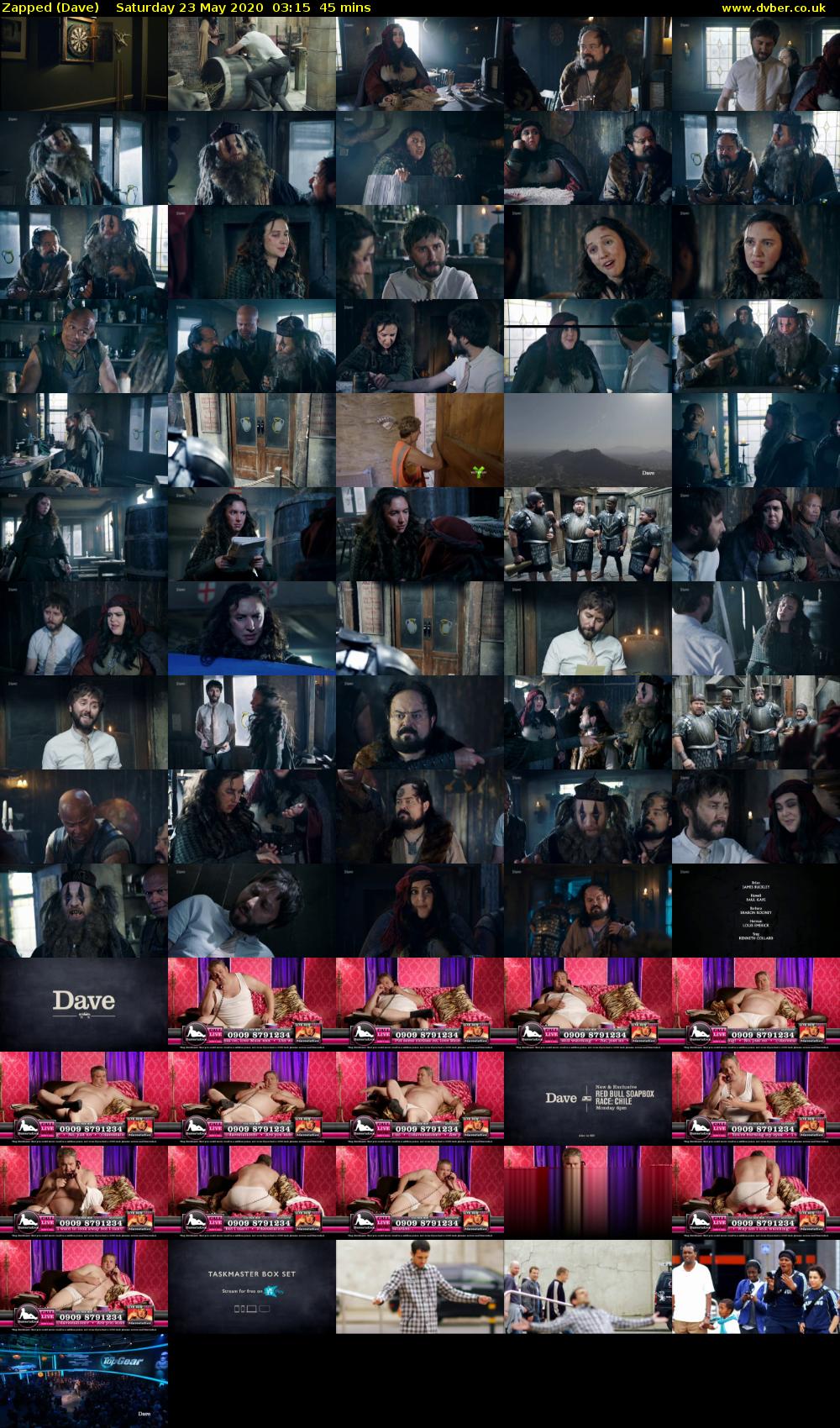 Zapped (Dave) Saturday 23 May 2020 03:15 - 04:00