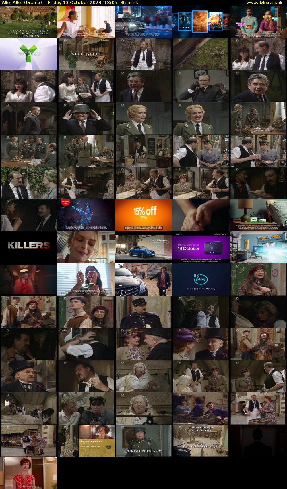 'Allo 'Allo! (Drama) Friday 13 October 2023 18:05 - 18:40