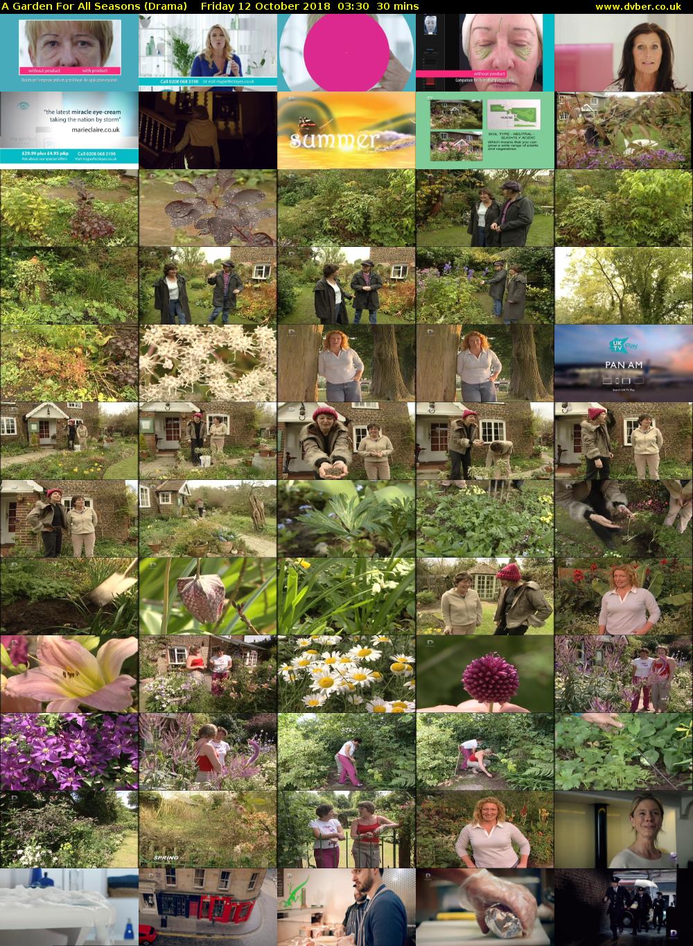 A Garden for All Seasons (Drama) Friday 12 October 2018 03:30 - 04:00