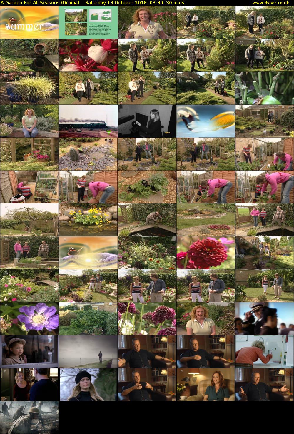 A Garden for All Seasons (Drama) Saturday 13 October 2018 03:30 - 04:00