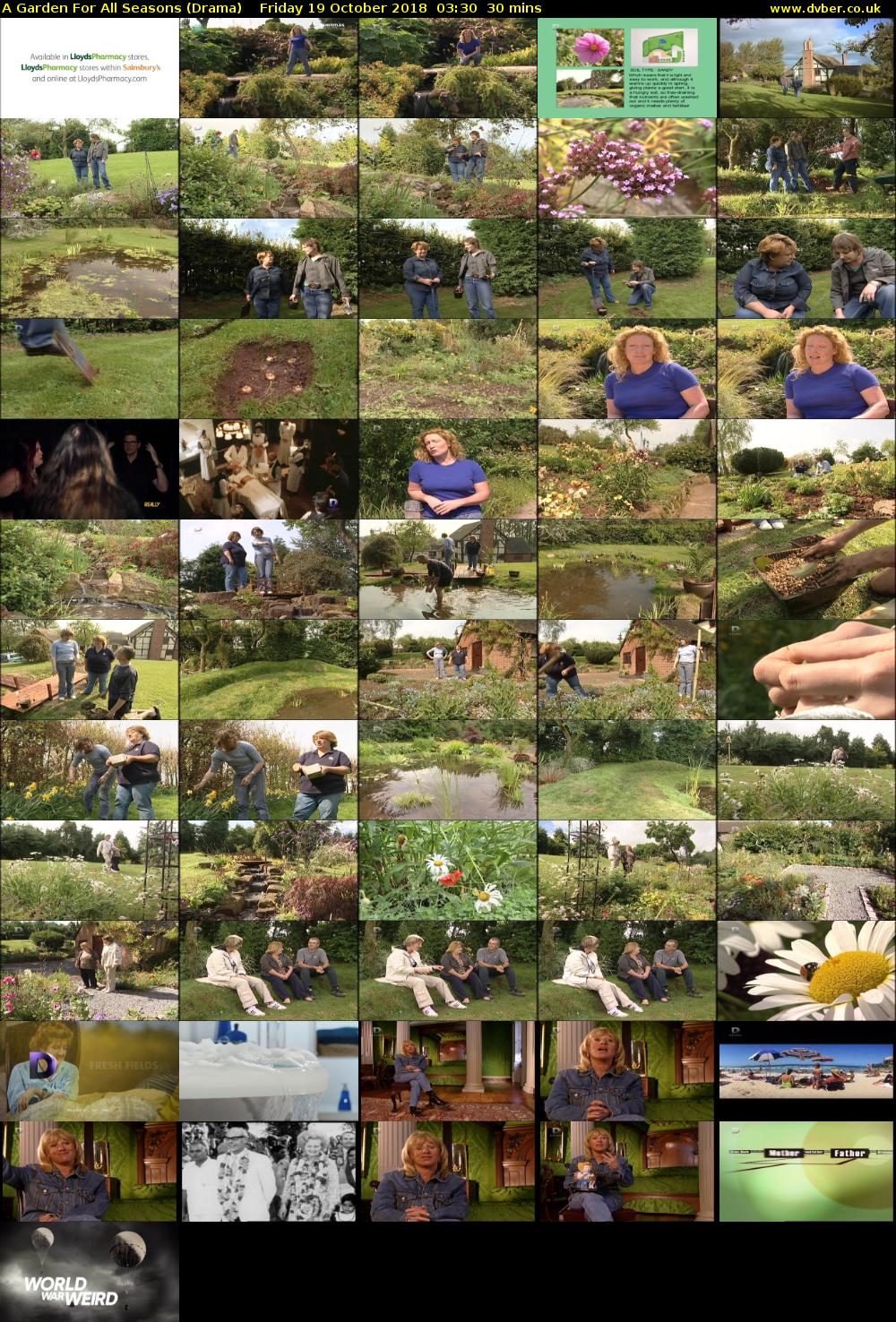 A Garden for All Seasons (Drama) Friday 19 October 2018 03:30 - 04:00
