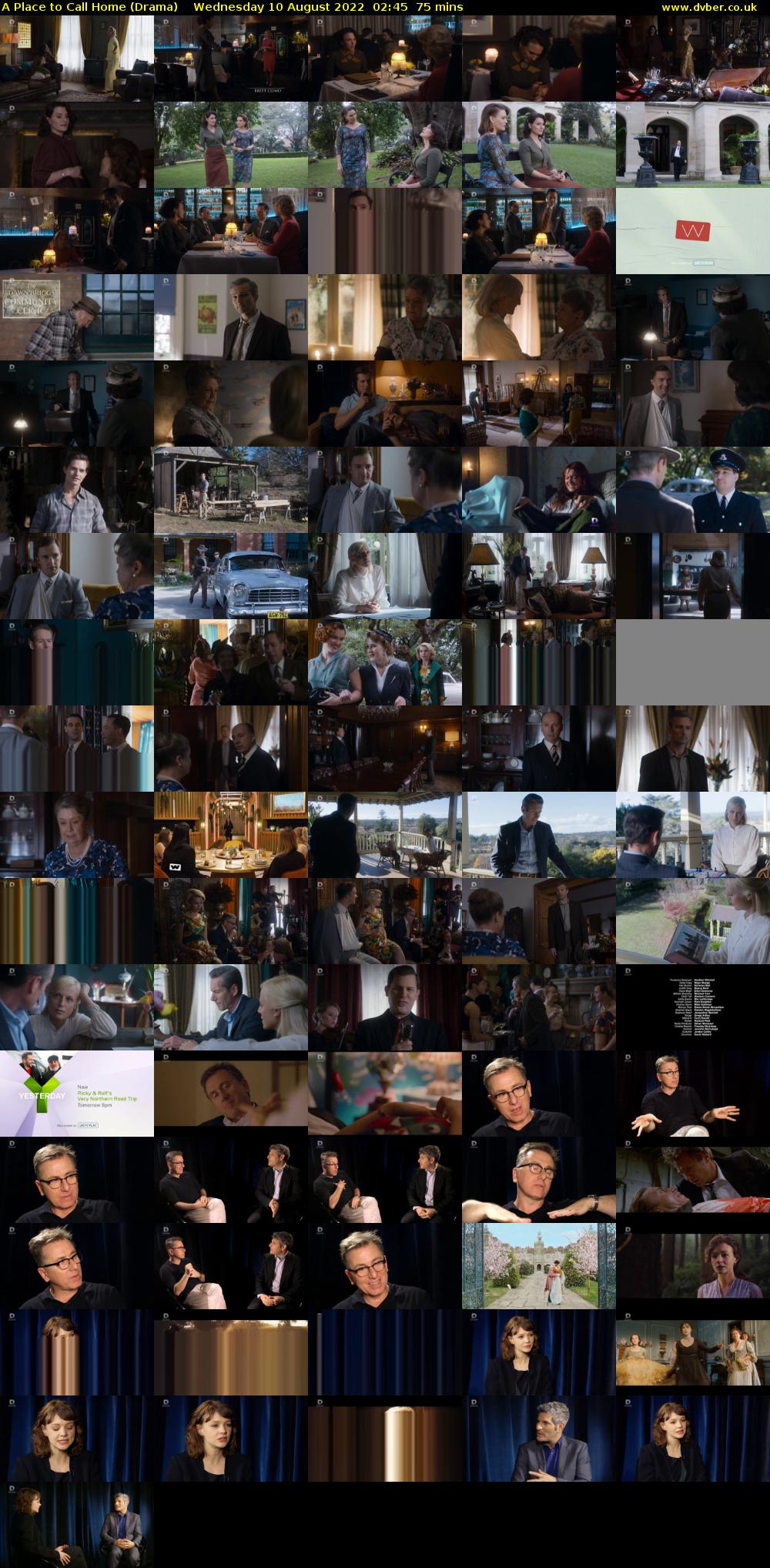 A Place to Call Home (Drama) Wednesday 10 August 2022 02:45 - 04:00