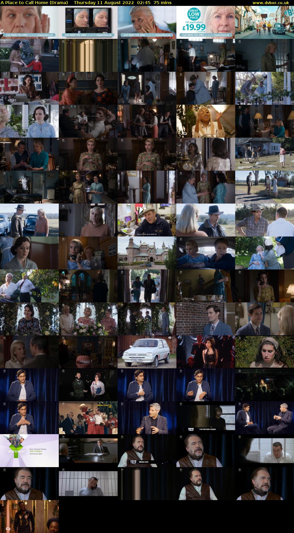 A Place to Call Home (Drama) Thursday 11 August 2022 02:45 - 04:00