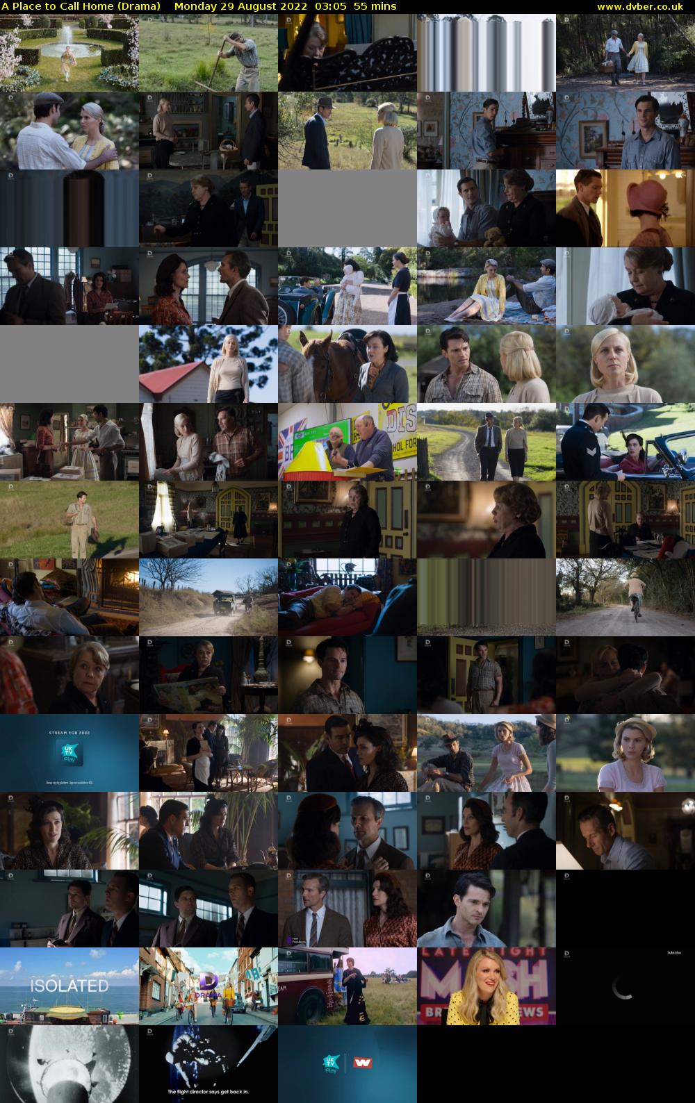 A Place to Call Home (Drama) Monday 29 August 2022 03:05 - 04:00