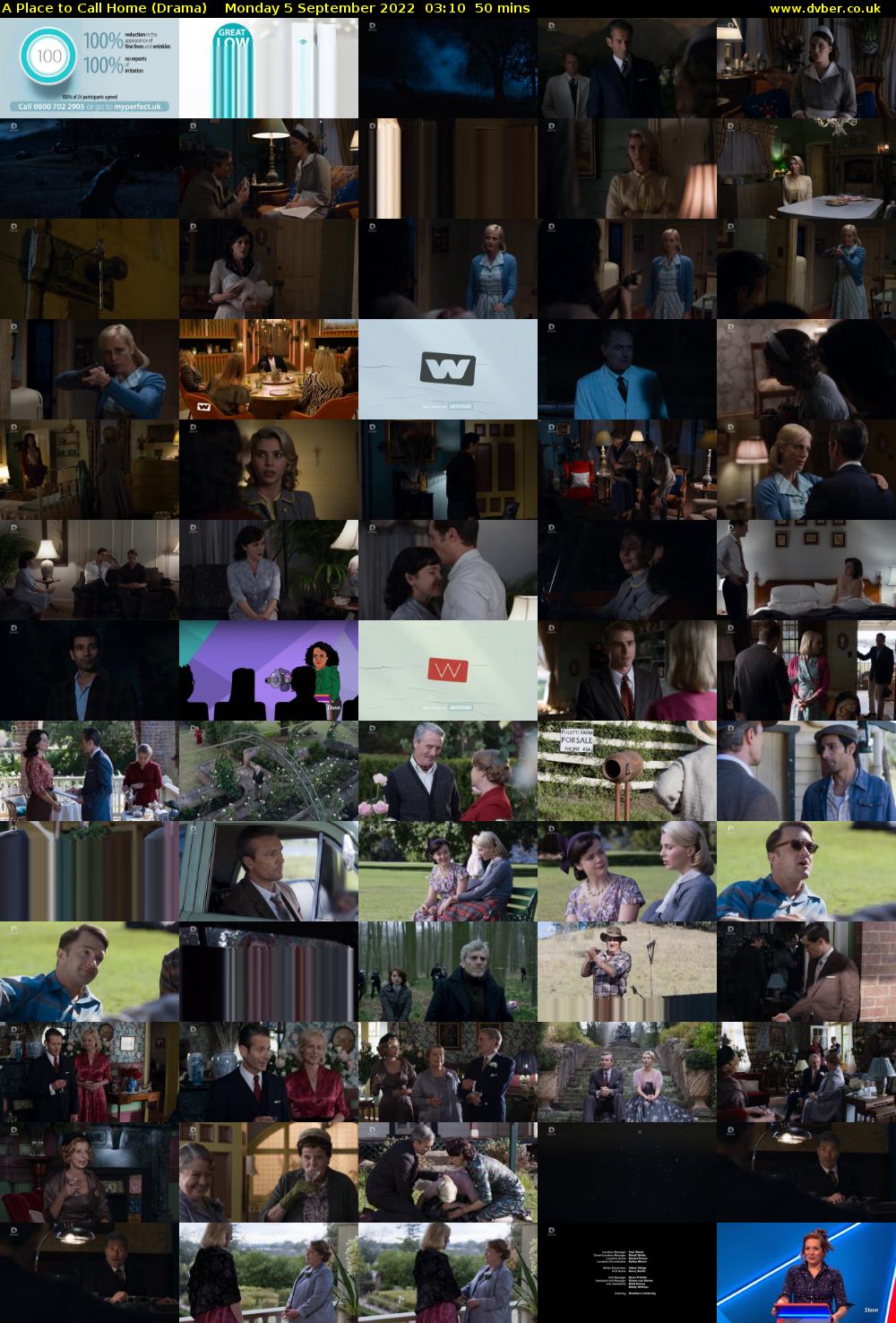 A Place to Call Home (Drama) Monday 5 September 2022 03:10 - 04:00