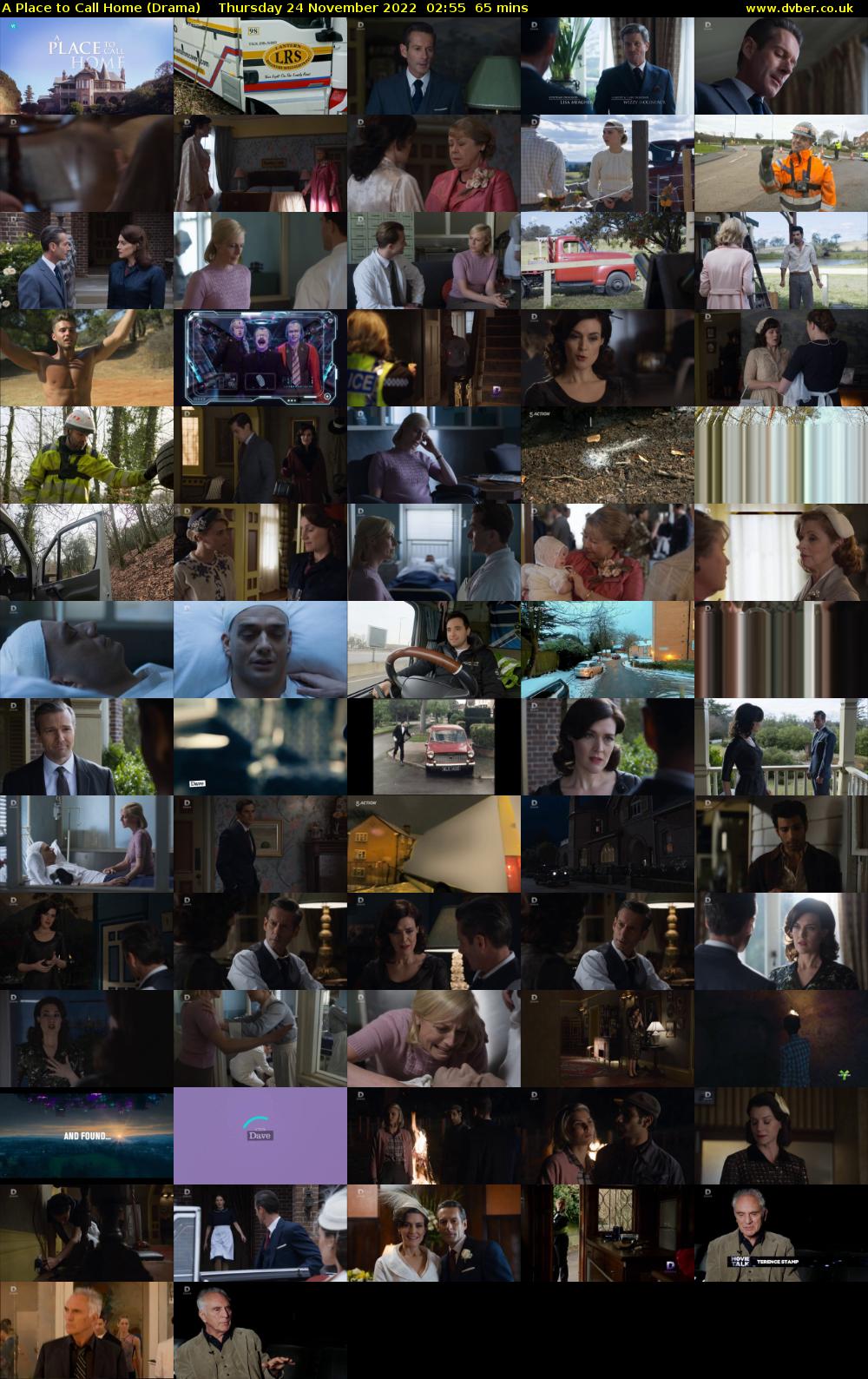 A Place to Call Home (Drama) Thursday 24 November 2022 02:55 - 04:00