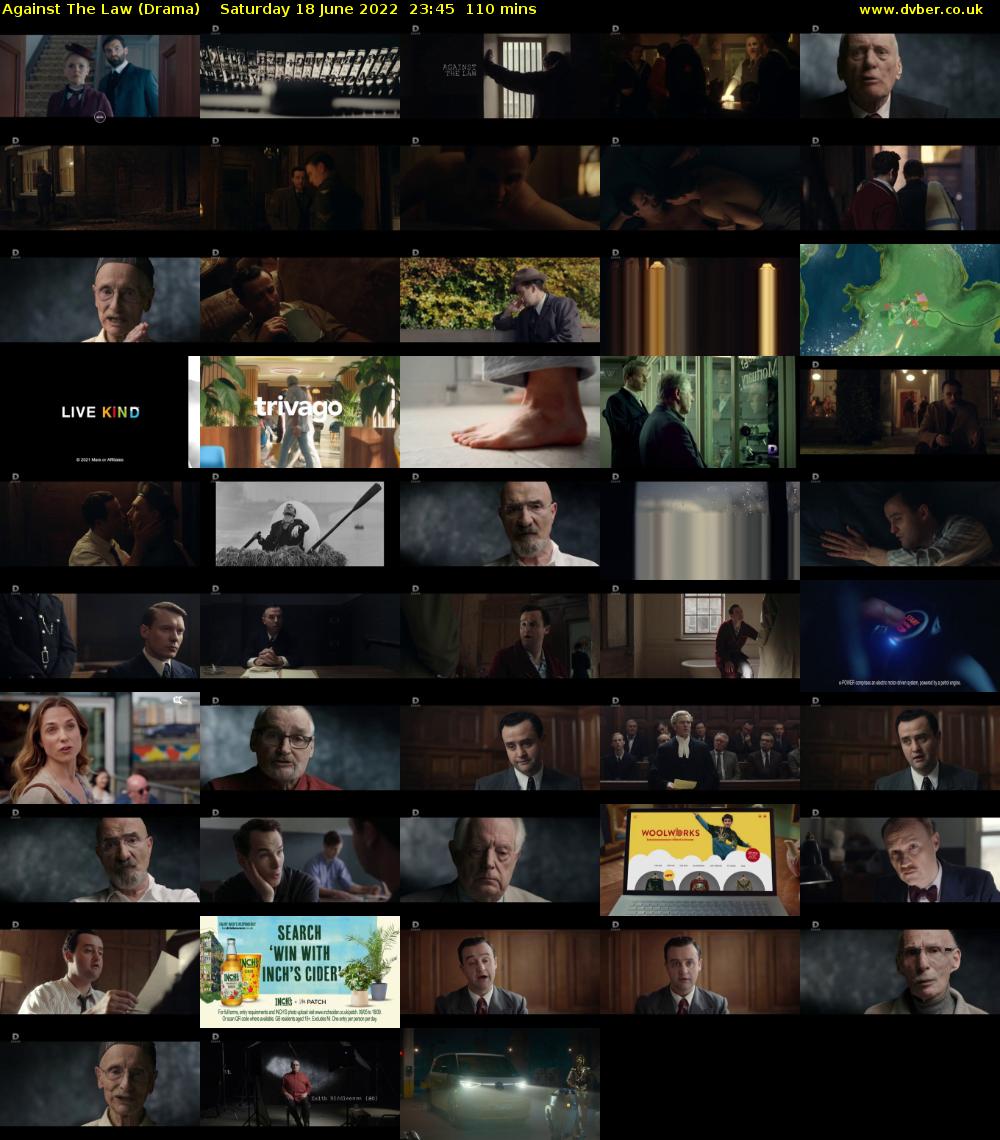 Against The Law (Drama) Saturday 18 June 2022 23:45 - 01:35